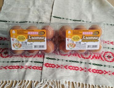 Яйцо куриное «Златко» столовое фасованное Первой категории